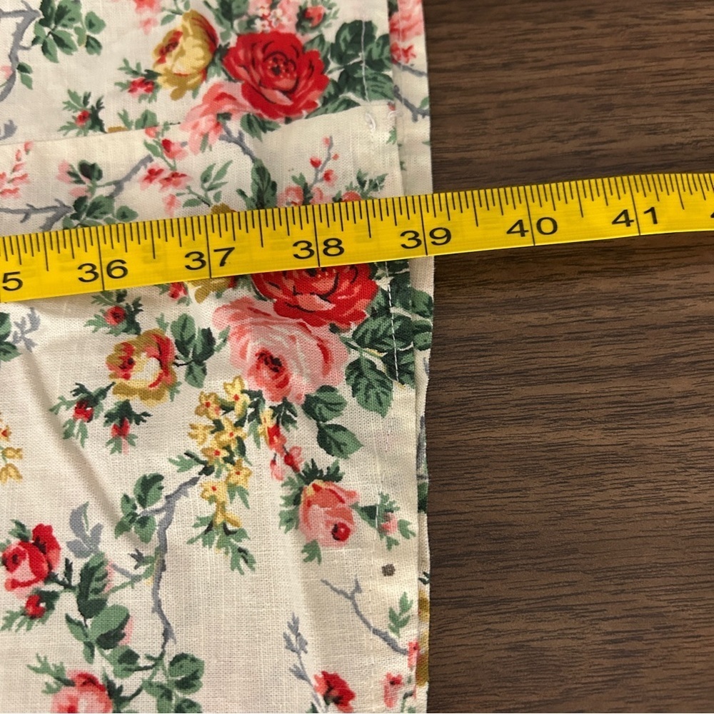 Vintage Jandabar Floral Elegance Midi Hand Made Cotton Autumn 🍂 Dress 4-6 - Picture 9 of 10